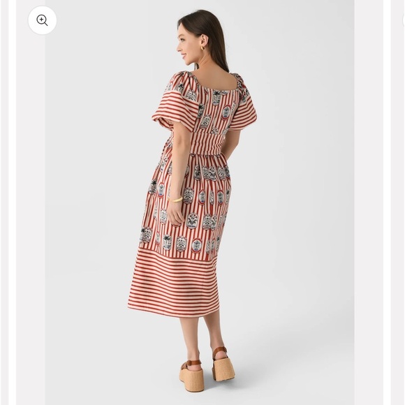 HUNTER BELL WOMEN'S LUCY DRESS Mallet Club Combo Sz 2 NWT Resortwear Preppy Chic - Picture 2 of 14